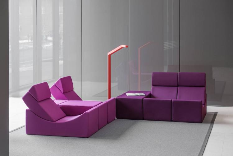 Lina Moon Chaise Lounge Lets You Create Many Different Arrangements - Unique multi-use lounger chair