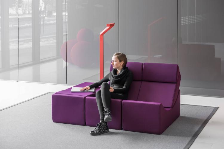 Lina Moon Chaise Lounge Lets You Create Many Different Arrangements - Unique multi-use lounger chair