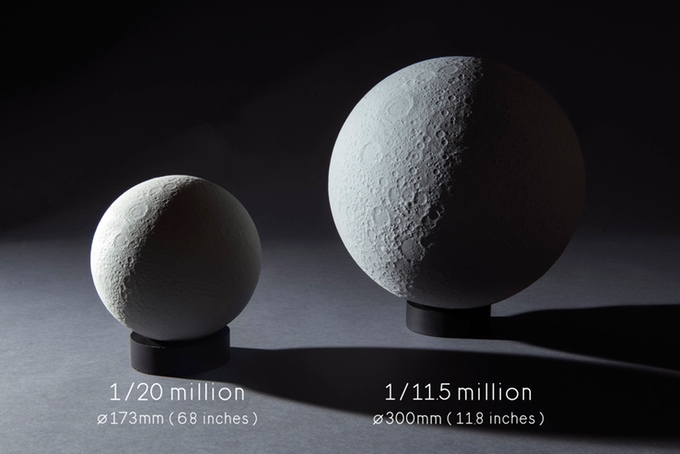 Moon Globe Calendar Shows Current Lunar Phase Of Actual Moon