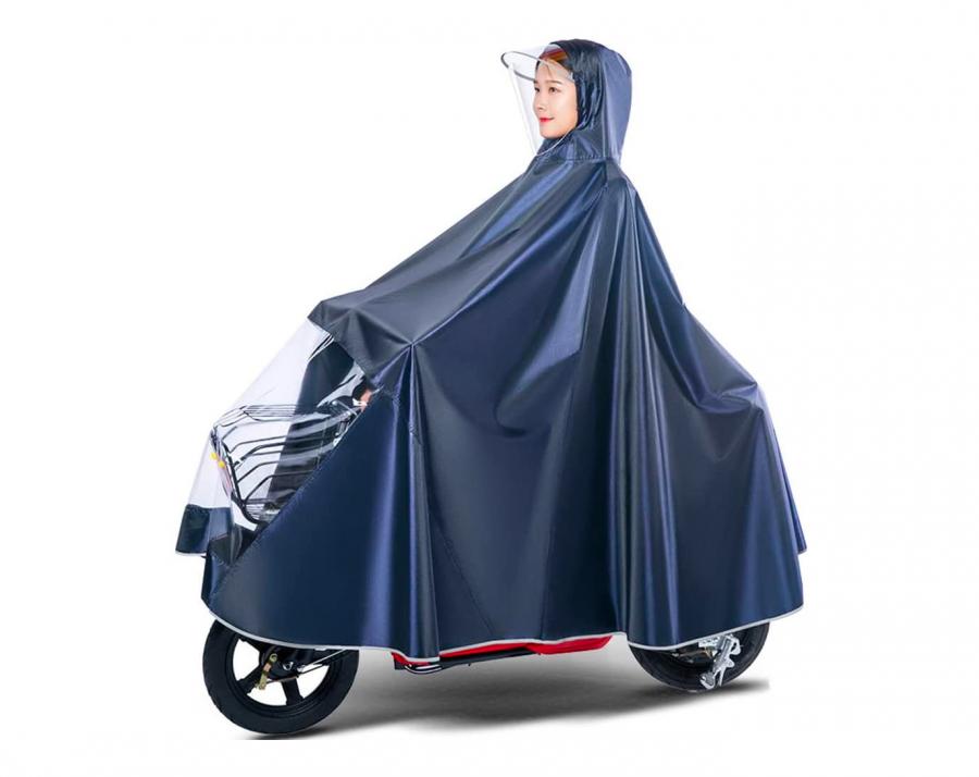 Moped Scooter Poncho Raincoat Cape