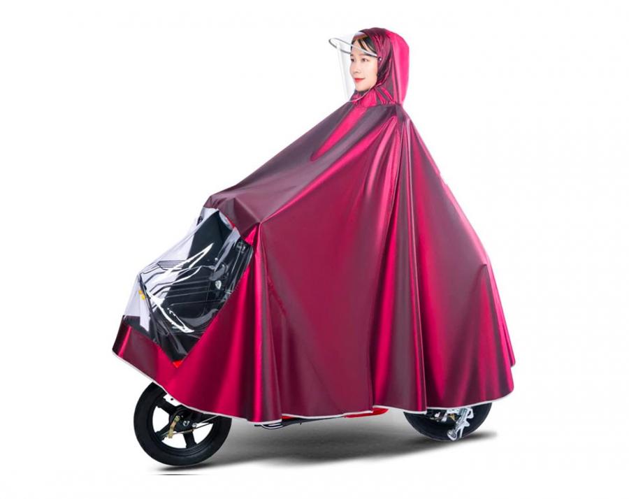 Moped Scooter Poncho Raincoat Cape