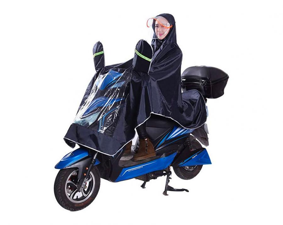Moped Scooter Poncho Raincoat Cape