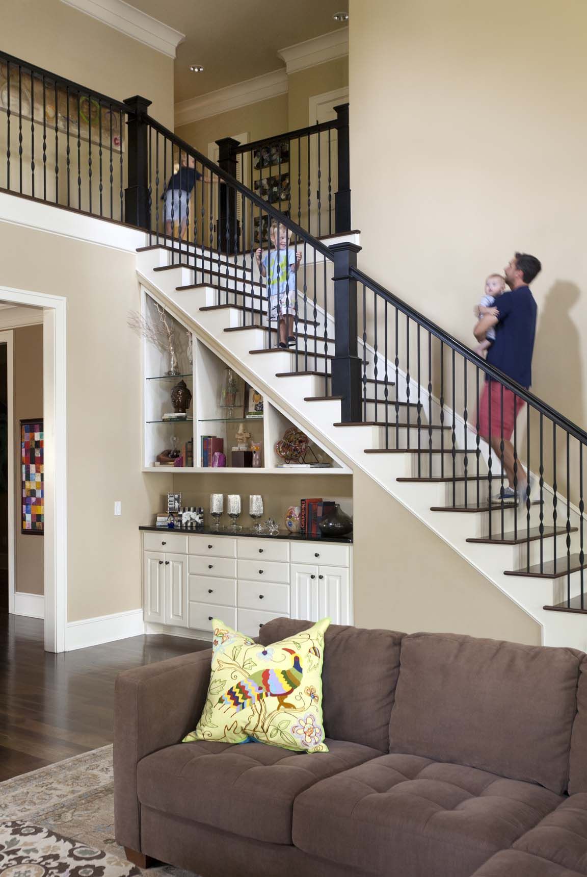 Most Creative Under The Stairs Home Designs - Modern storage under the stairs