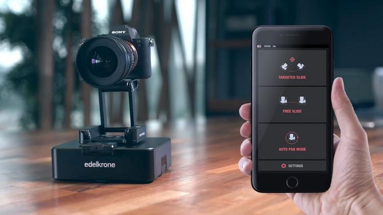 Edelkrone SurfaceOne Two-Axis Motion Control Camera Robot - DSLR camera motion robot - Timelapse motion robot