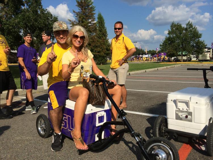 Kreweser Motorized Electric Cooler Scooter - Beer Cooler Motorcycle