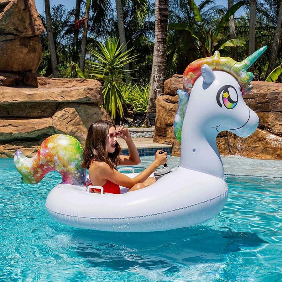 Giant Unicorn Motorized Pool Float