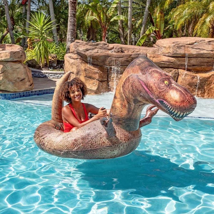 Giant Dinosaur Motorized Pool Float