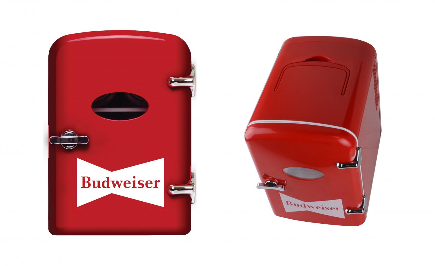 Retro Budweiser Mini Fridge For Your Desk at The Office