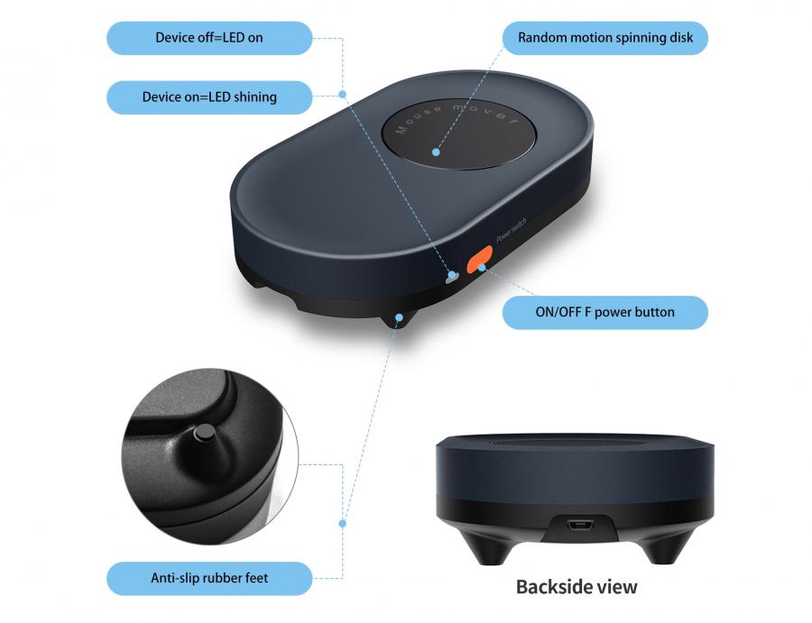 Mouse jiggler keeps you active online when working remotely - take nap while stay active online