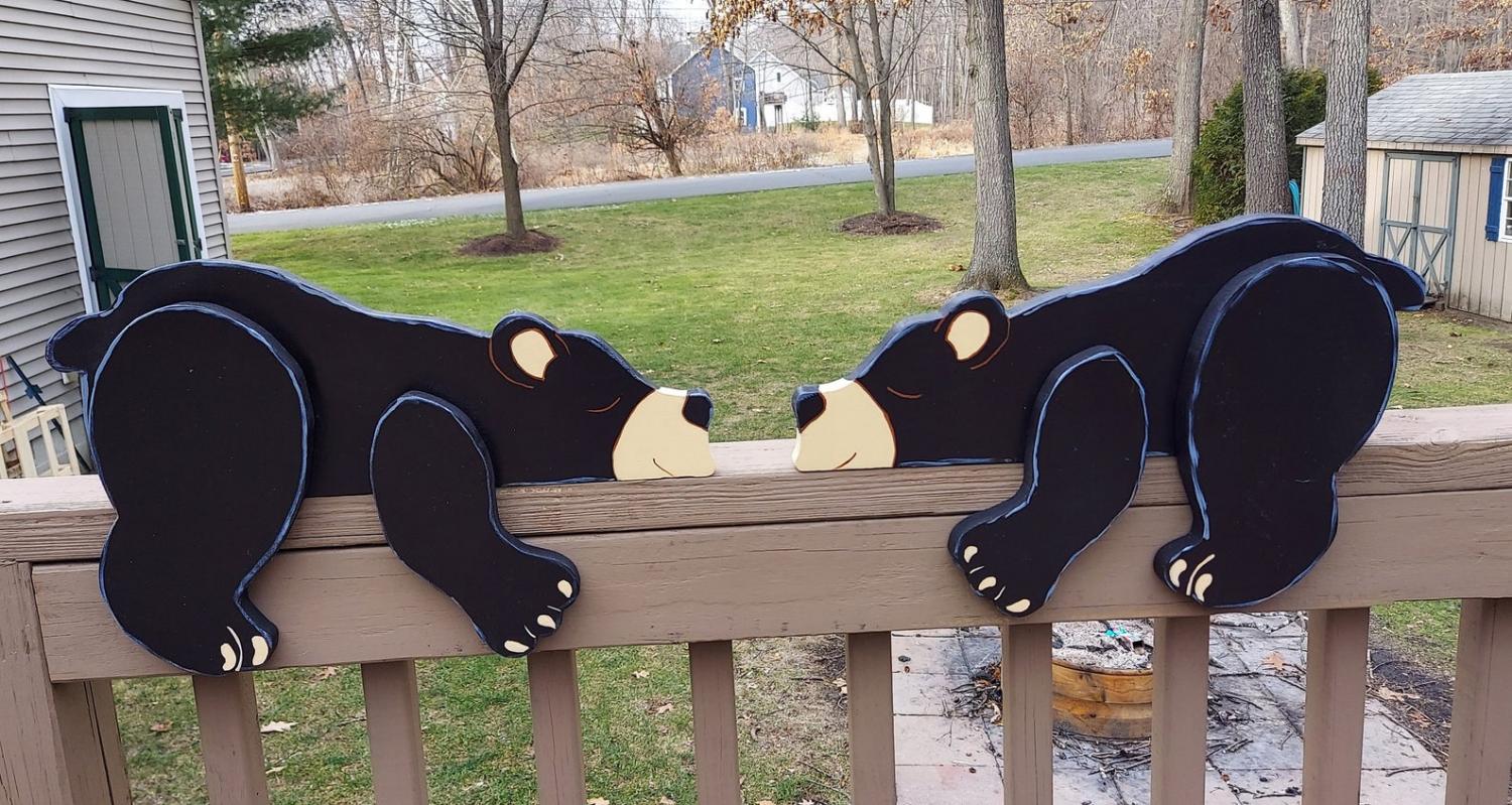 sleeping bears fence sitter sleeping bears fence sitter