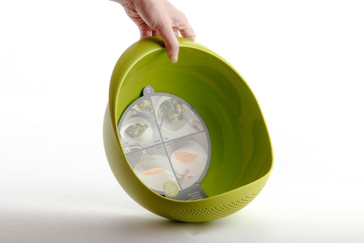 Prep and Serve Bowl with Integrated Colander
