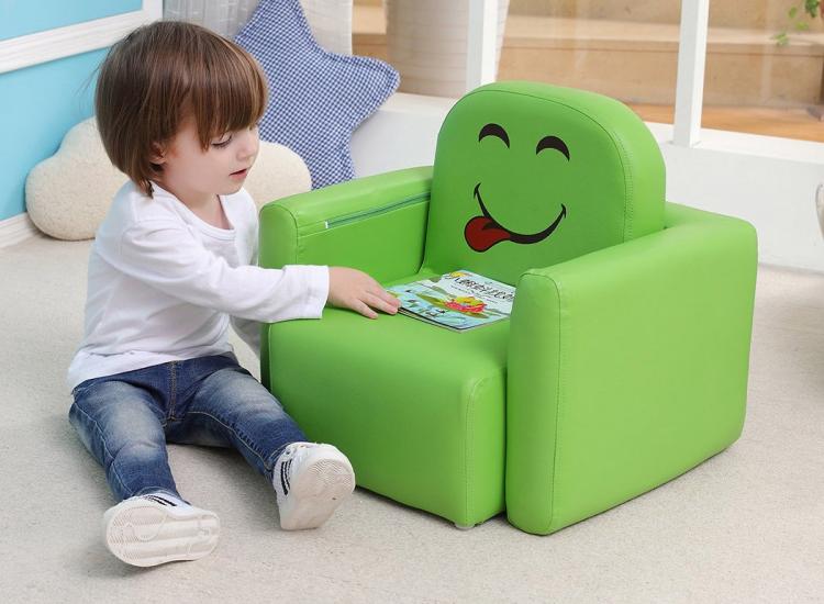Multi-functional Kids Arm-chair Turns Into a Desk - 3-in-1 toddler arm-chair desk combo