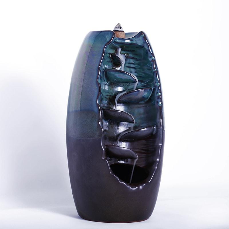 Incredible Multi-level Waterfall Dropping Smoke Incense Burner