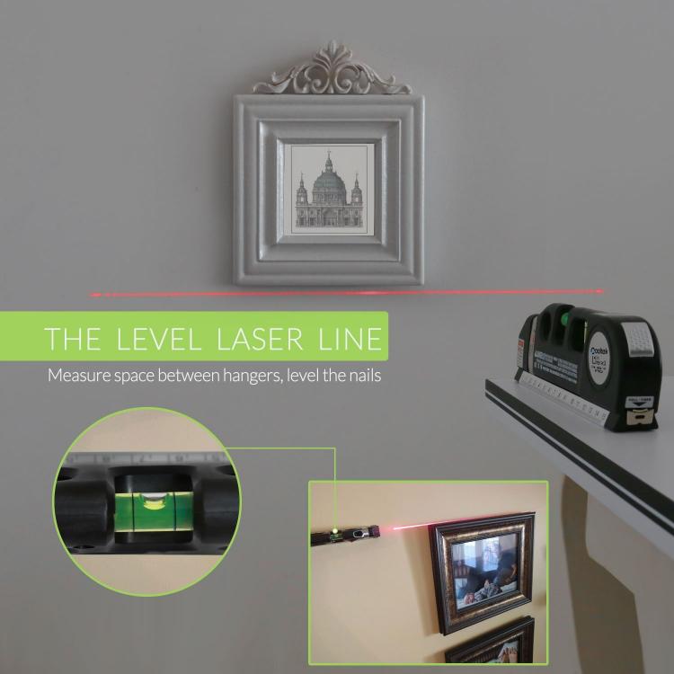 Qooltek multi-purpose laser level tape measure