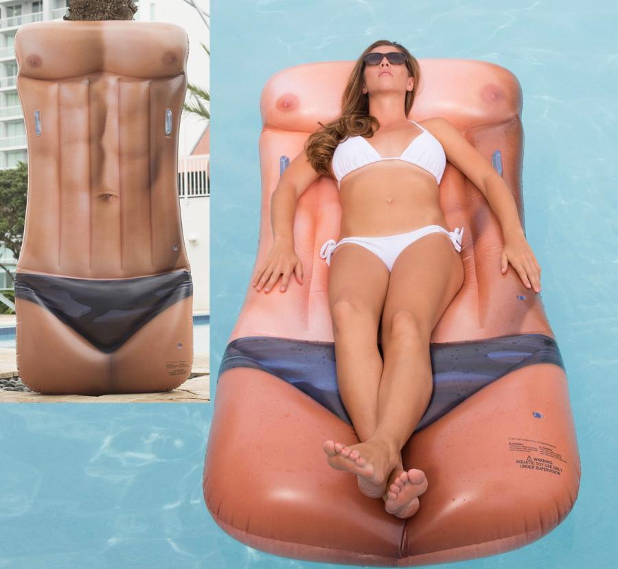 Muscular pool float
