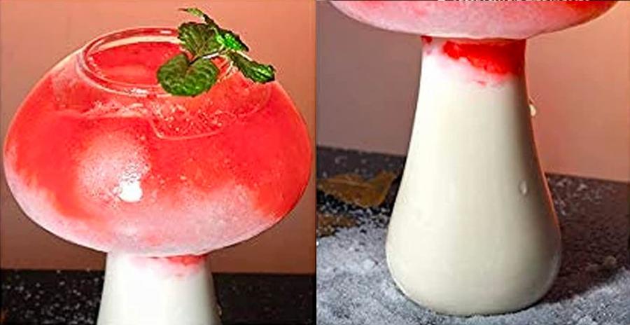 Mushroom Cocktail Glasses