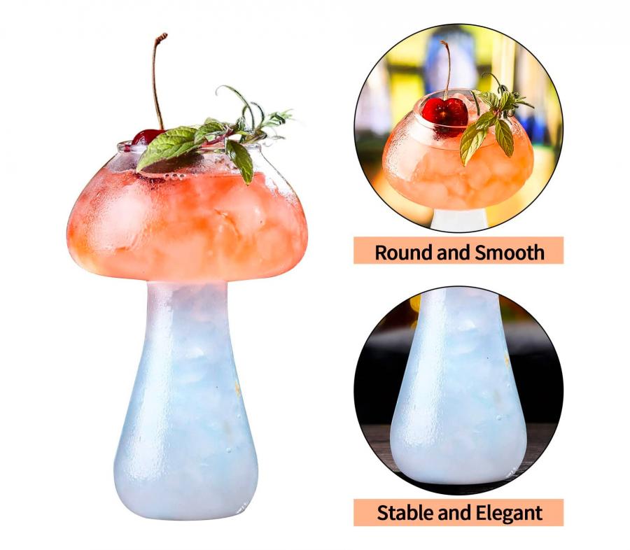 Mushroom Cocktail Glasses
