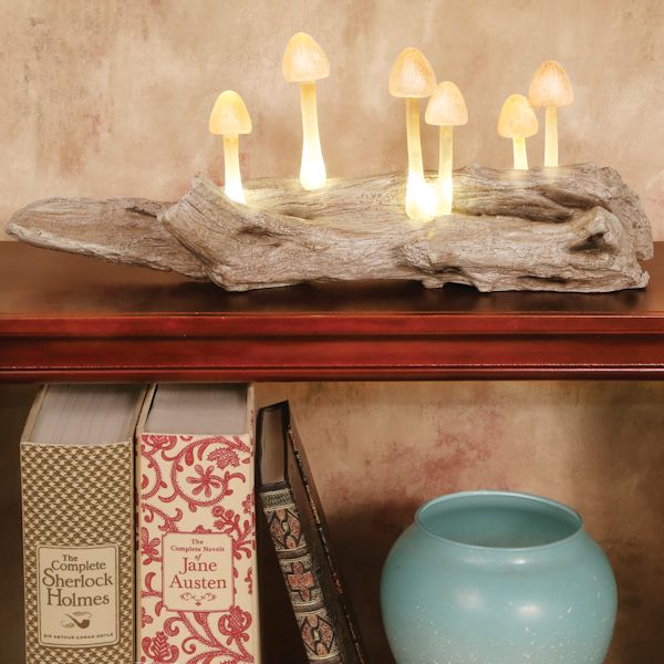 Mushroom Lamp - Realistic tree branch mushroom light