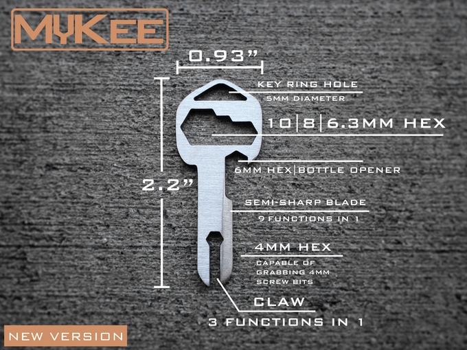 MyKee - Key Shaped Multi-tool