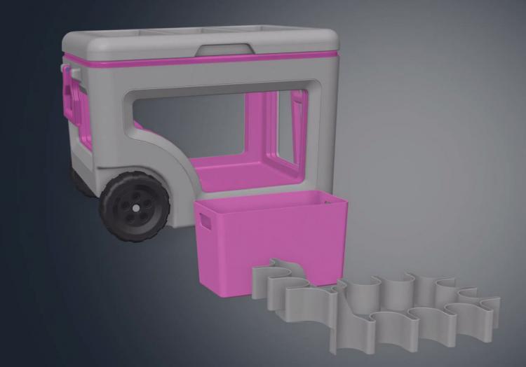 Naked Cooler - A cooler with windows