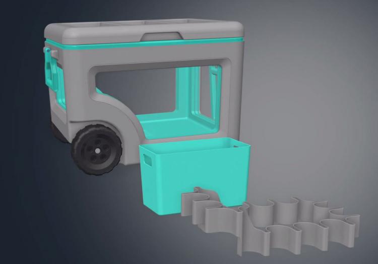 Naked Cooler - A cooler with windows