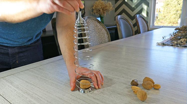 Naomi Spring Loaded Nutcracker - Spring Nut Cracker Tool