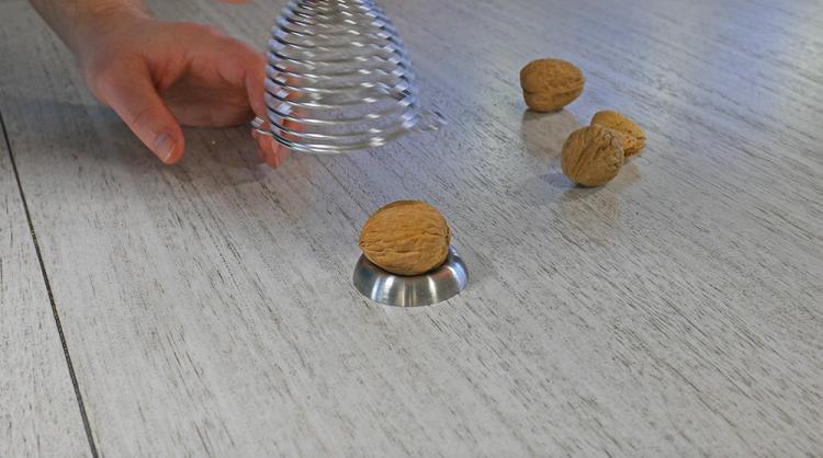 Naomi Spring Loaded Nutcracker - Spring Nut Cracker Tool