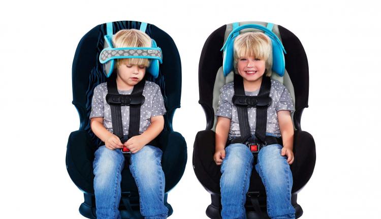 NapUp Child Car Seat Head Support Solution - Nap Up Booster Seat Head Holder keeps head stabilized while napping