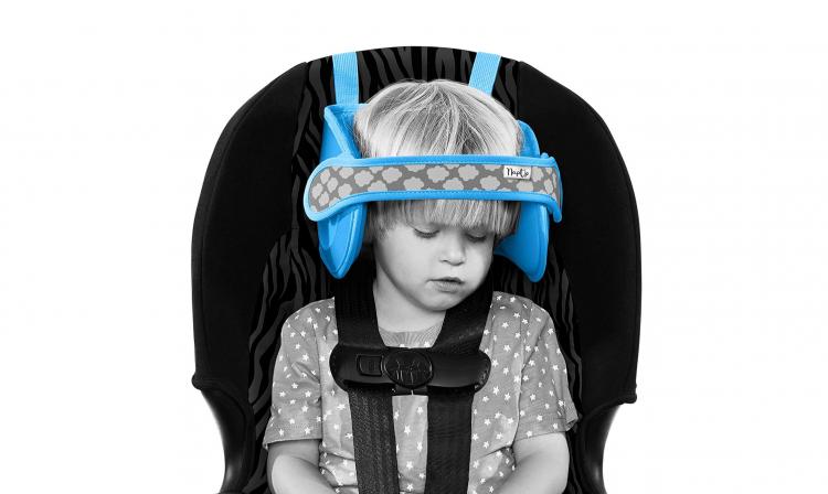 NapUp Child Car Seat Head Support Solution - Nap Up Booster Seat Head Holder keeps head stabilized while napping