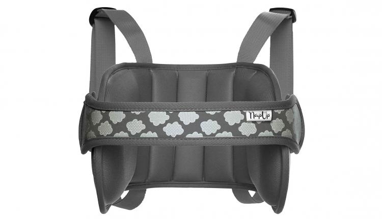 NapUp Child Car Seat Head Support Solution - Nap Up Booster Seat Head Holder keeps head stabilized while napping