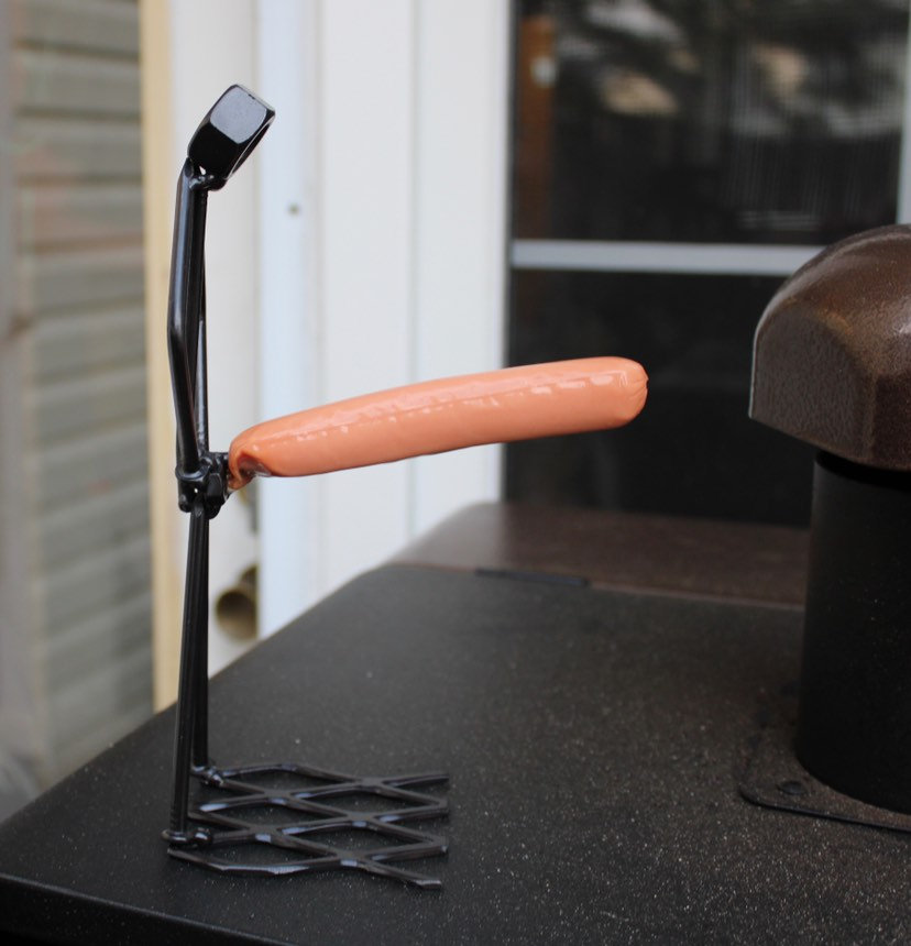 Naughty Hot Dog Roasters - Funny naked man and women hot dog and marshmallow campfire cookers