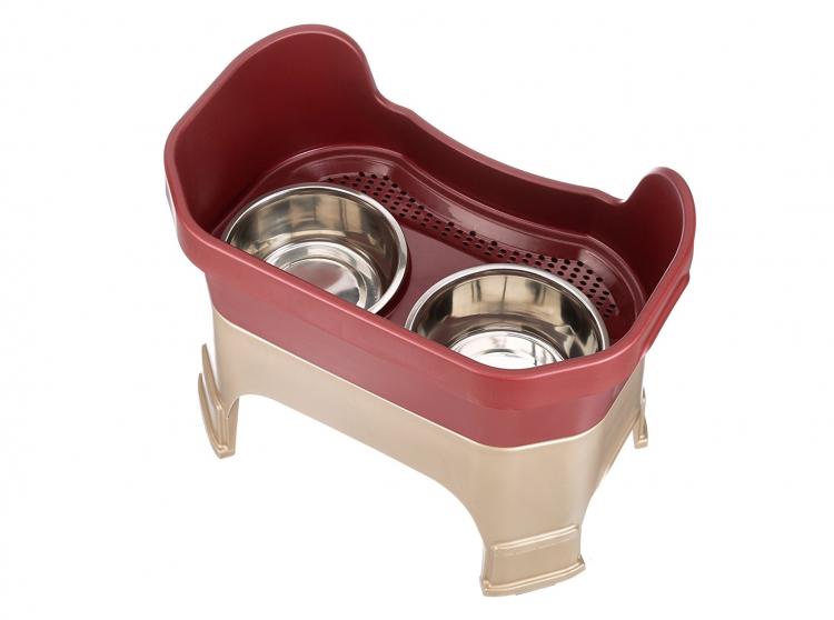 Neater Feeder Standing Dog Feeding Station - Absorbs Spilt Water - Water draining dog feeder