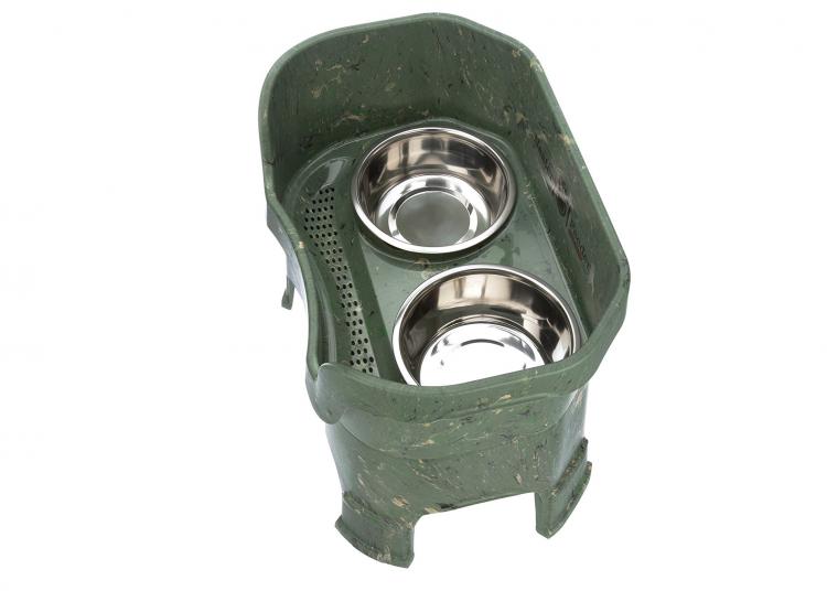 Neater Feeder Standing Dog Feeding Station - Absorbs Spilt Water - Water draining dog feeder