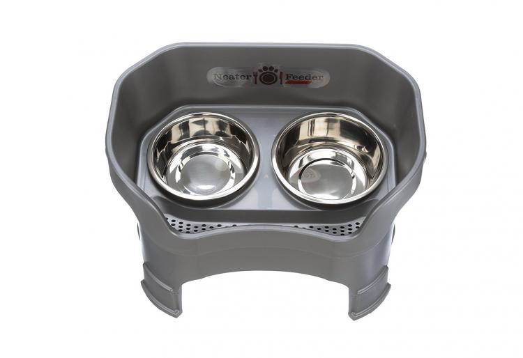 Neater Feeder Standing Dog Feeding Station - Absorbs Spilt Water - Water draining dog feeder