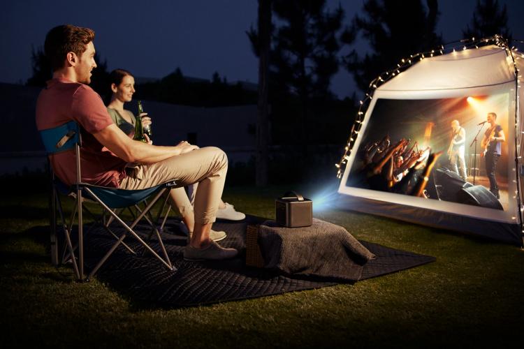 Nebula Mars Smart Portable Projector With Netflix Built-In - Tiny portable cinema projector