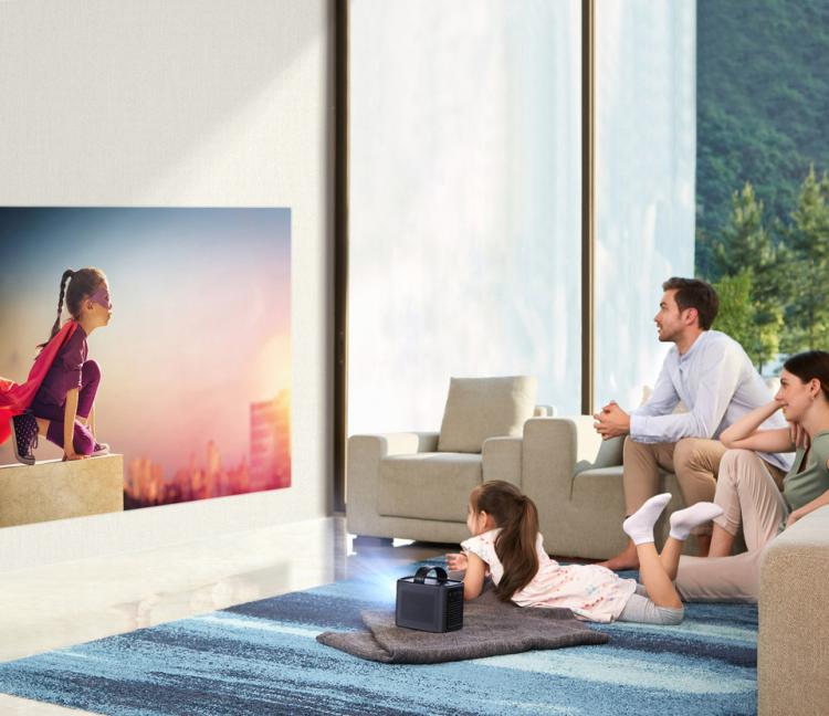 Nebula Mars Smart Portable Projector With Netflix Built-In - Tiny portable cinema projector