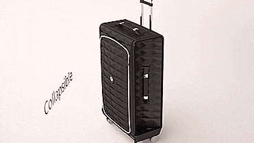 Neit Smart Luggage - Hard Shell Collapsible Luggage - GIF