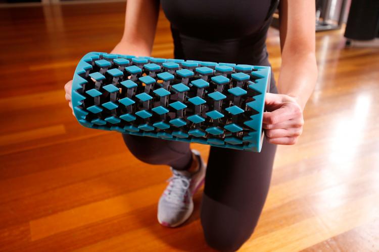 Neofit Roller Travel Foam Roller Collapses Down To 4 Inches Wide - Best Travel Foam Roller