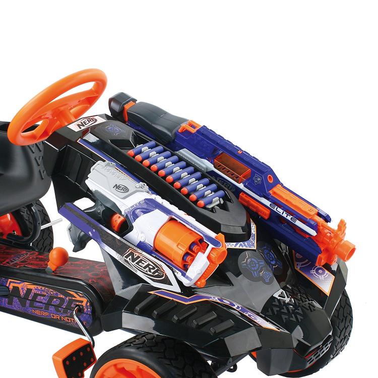 Nerf Ride-On Battle Racer Kids Toy Car - Nerf Pedal Car