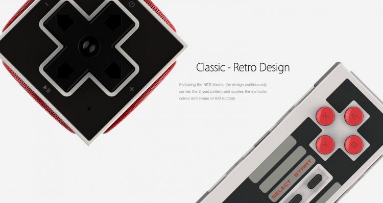 8BitDo NES Controller Bluetooth Cube Speaker