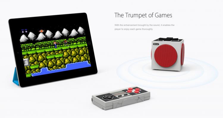 8BitDo NES Controller Bluetooth Cube Speaker