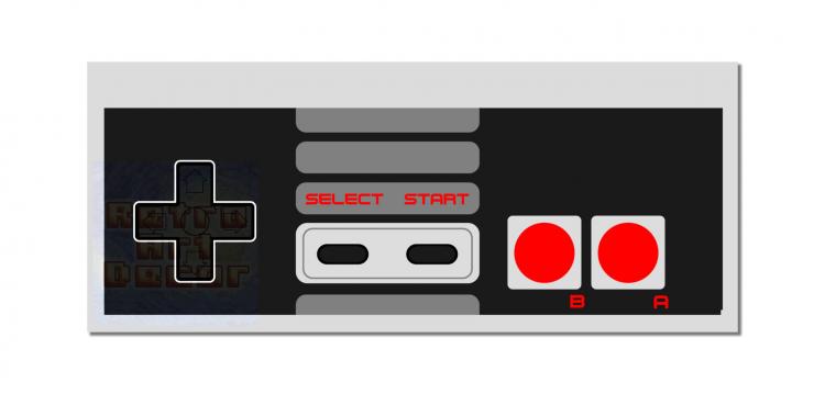 Nintendo Controller Floor Mat - NES controller door mat