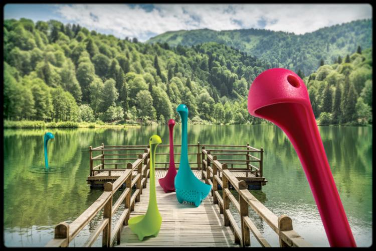 Nessie Loch Ness Monster Colander Spoon