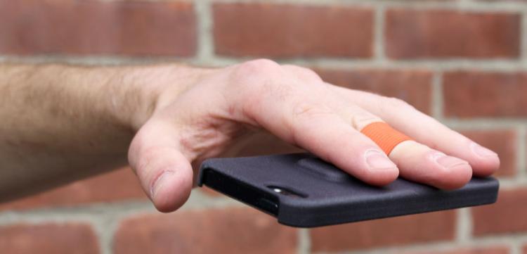 Neverdrop iPhone Case With Finger Strap