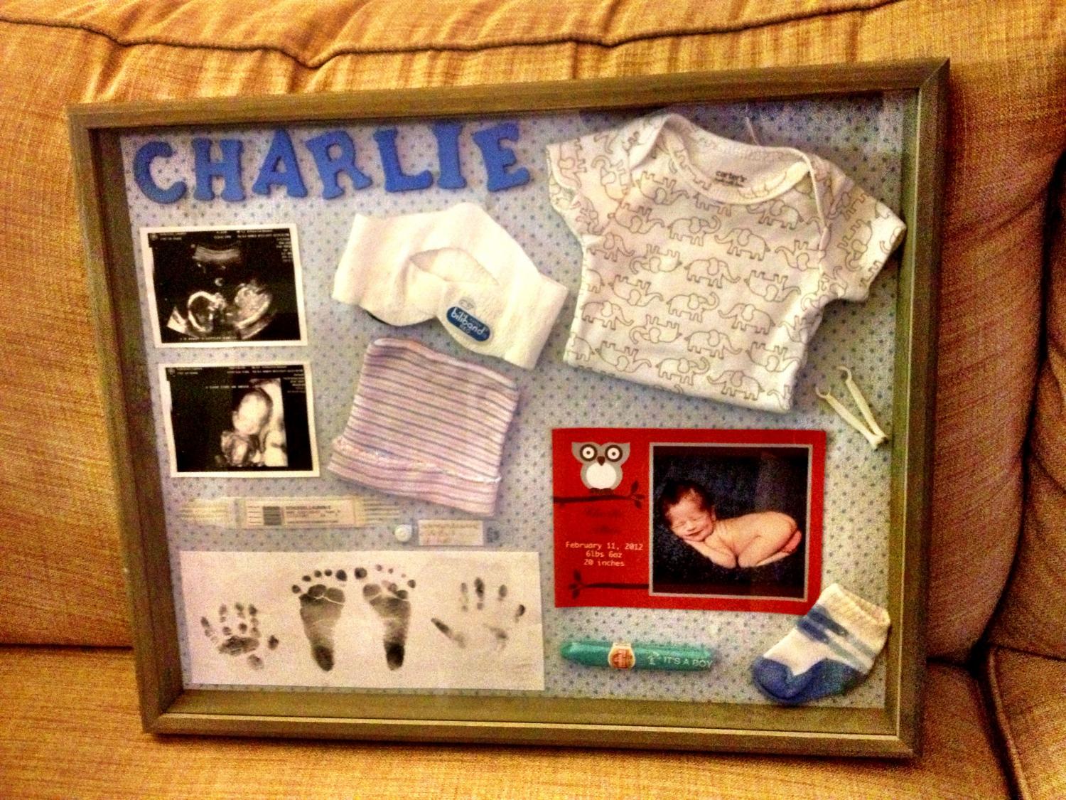 Newborn shadow box - Design Inspiration ideas for newborn shadow boxes