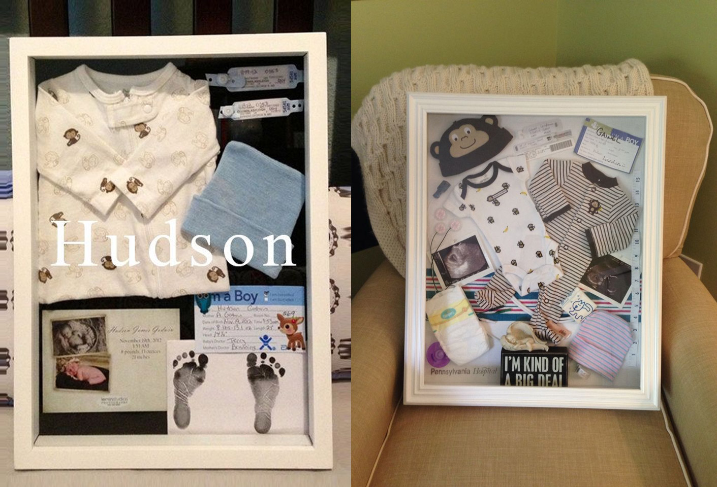 Newborn shadow box - Design Inspiration ideas for newborn shadow boxes