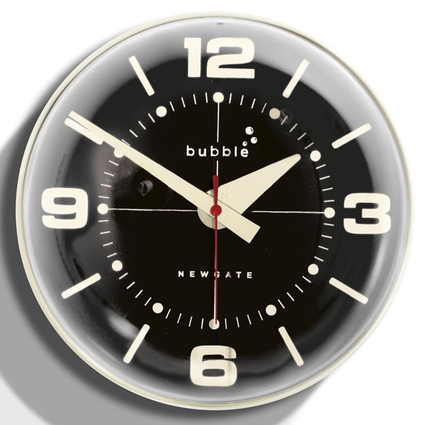 Newgate Bubble Shaped Retro Wall Clock
