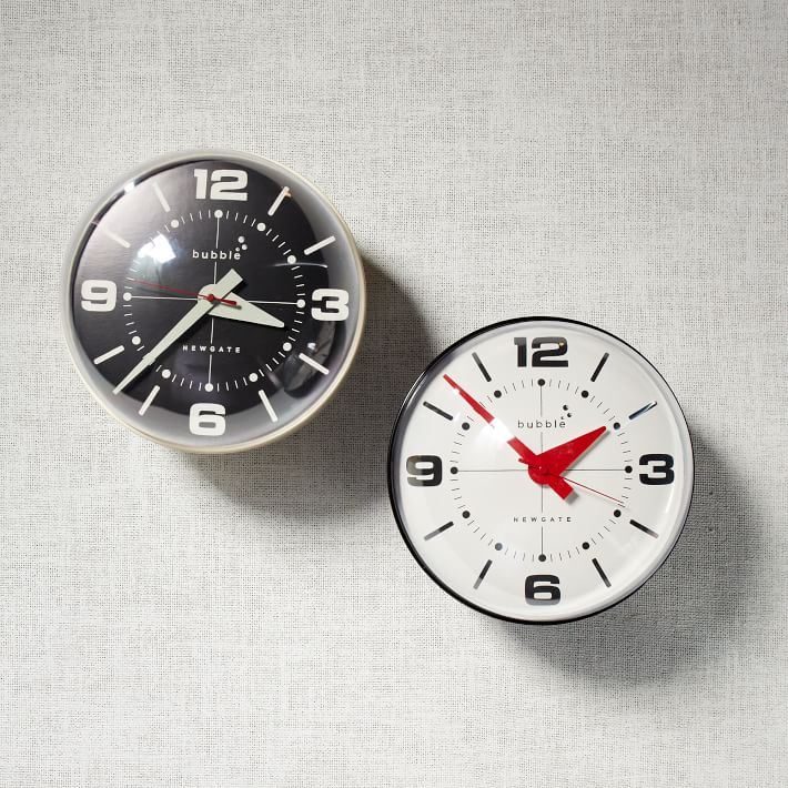 Newgate Bubble Shaped Retro Wall Clock