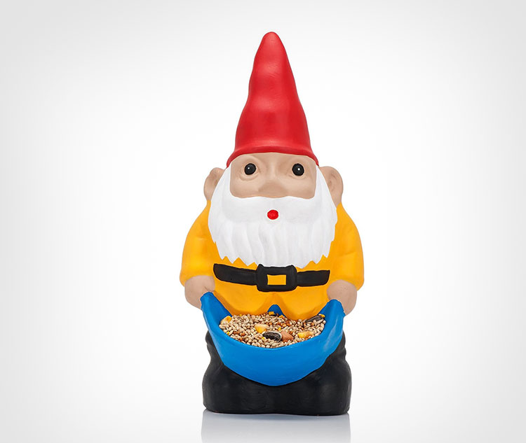 Nibble My Bits Naughty Bird Feeder Garden Gnome