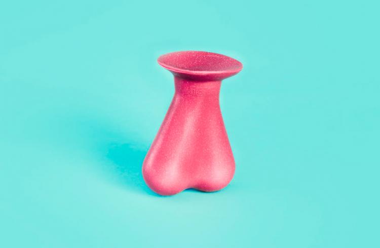 Scrotum Shaped Stress Ball - funny under desk stress balls